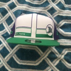 Tampa Bay Devil Rays New Era x Topps SnapBack Hat